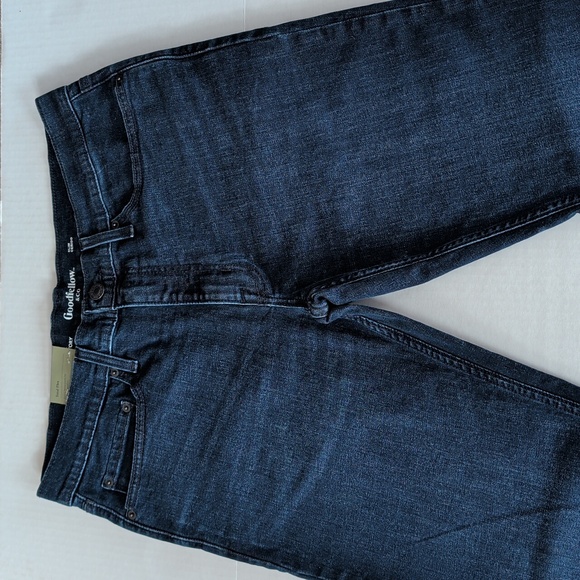 NWT Goodfellow & Co. Slim Total Flex Denim Jeans W36 x L32 Dark Wash Blue - Picture 12 of 15